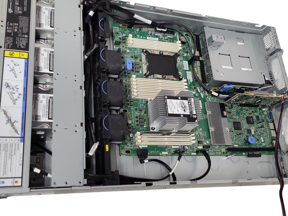 Lenovo TS SR550 1x Xeon Silver 4110 2.10GHz 32GB, 930-8i, 6x 6TB SAS HDDs _