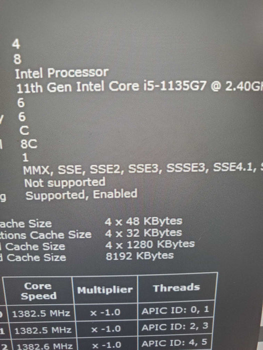 Dell Latitude 5420 Core i5-1135G7@2.40GHz 12GB RAM 256GB READ  Lap200