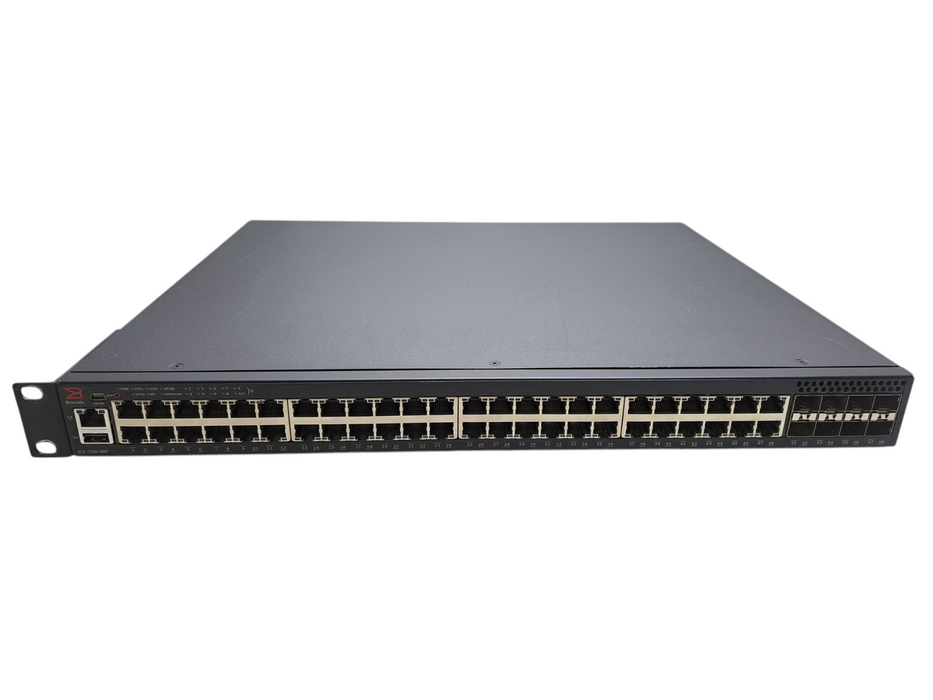 Brocade ICX 7250‑48P-2X10G | 48‑Port Gigabit PoE+ Managed Switch *READ* Q)