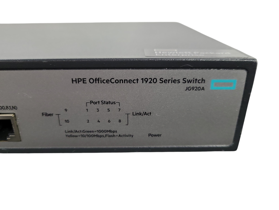 HPE OfficeConnect 1920 Series 8-Port Gigabit Ethernet Switch JG920A !