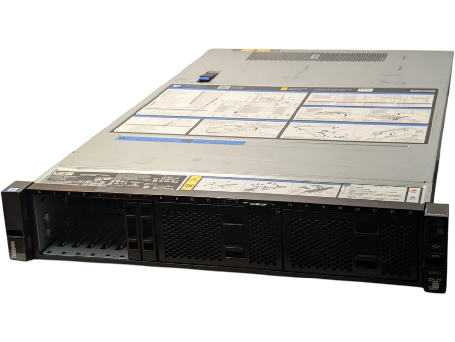 Lenovo ThinkSystem SR650 2x Intel Silver 4214 32GB RAM READ  -