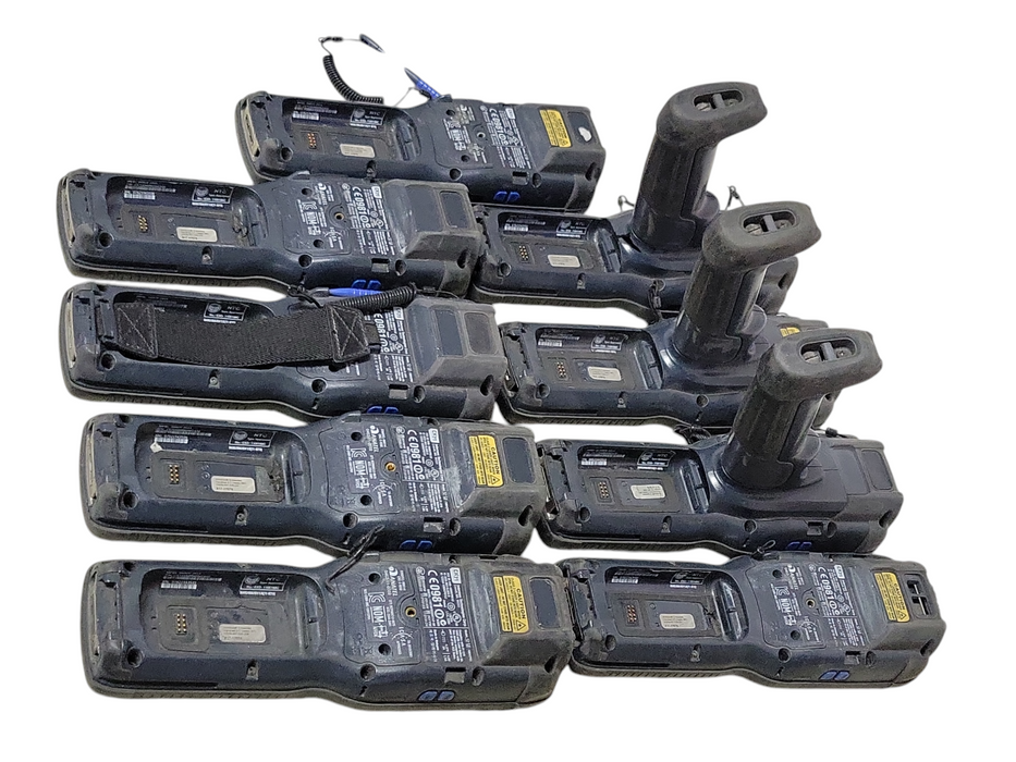 Lot of 9x Intermec CK71AA4MN00W1400 barcode scanners, no battery, READ _