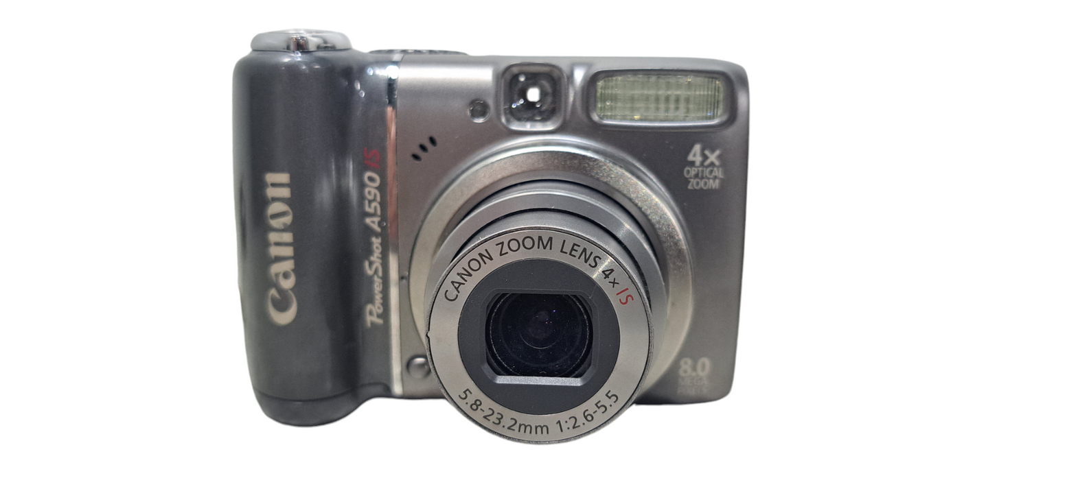 Canon PowerShot A590 IS 8.0MP Digital Camera 4X Optical Zoom