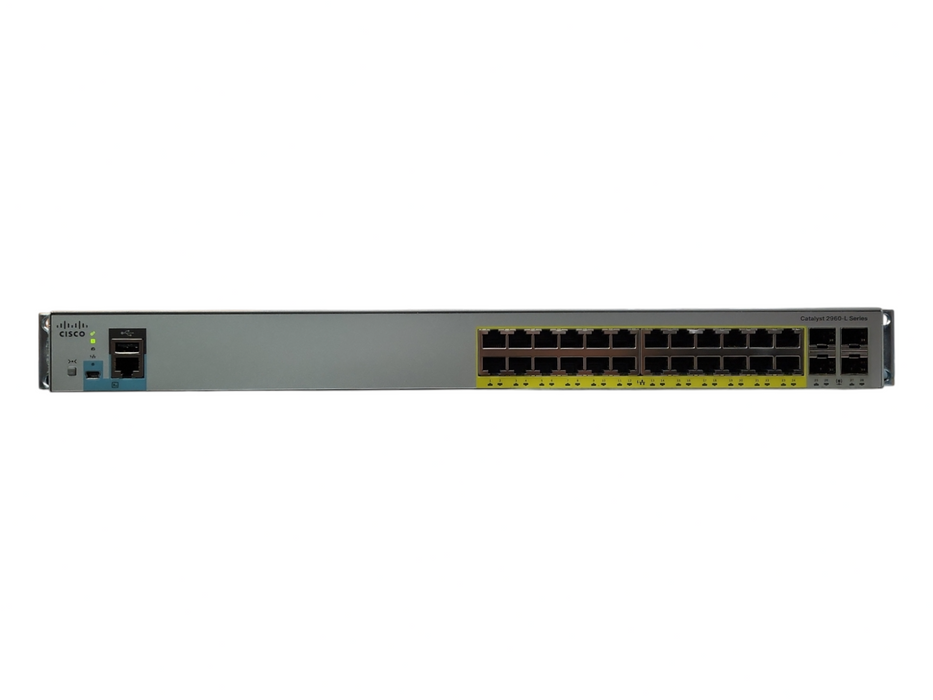 Cisco Catalyst WS-C2960L-24PS-LL 2960-L Gigabit PoE Network Switch