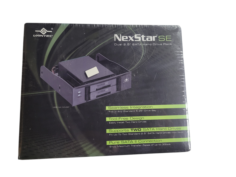 Vantec NexStar SE Dual 2.5-Inch SATA Hard Drive Mobile Rack MRK-525ST