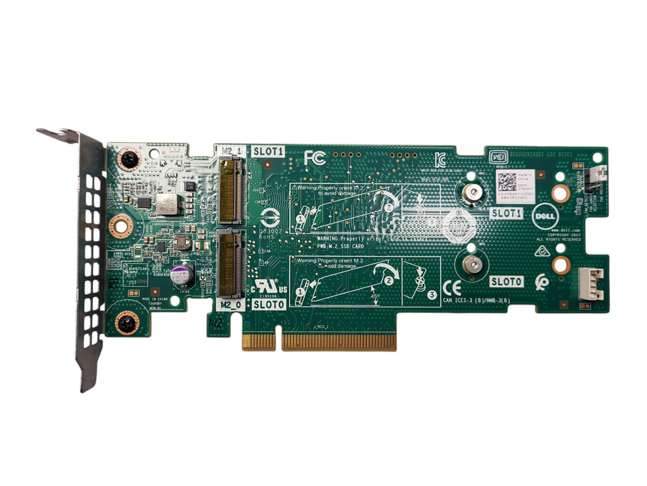 Dell 2xM.2 Slot SATA SSD PCIe BOSS-S1 Controller Card (Low Profile) 072WKY  Q$