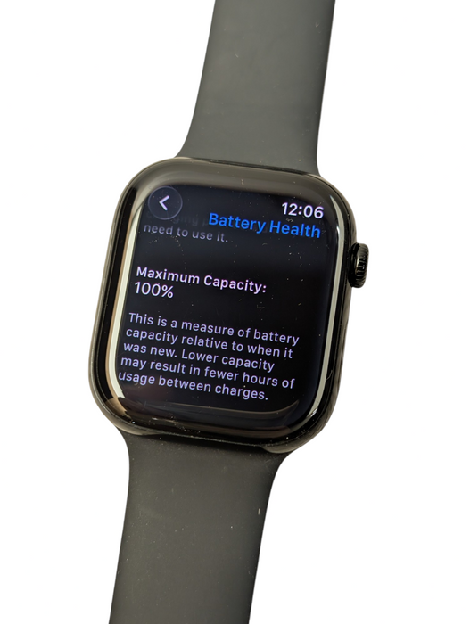 Apple Watch Series 10 GPS 46mm Jet Black UNLOCKED Like New A2999 Q-