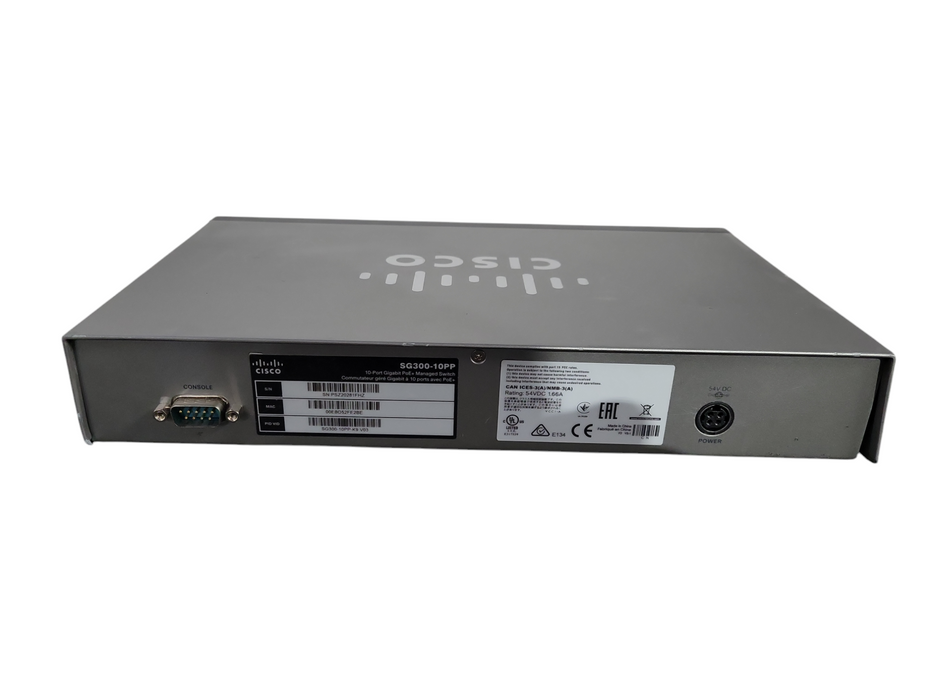 Cisco SG300-10PP-K9 V03 | 10-Port Gigabit PoE+ Managed Switch !