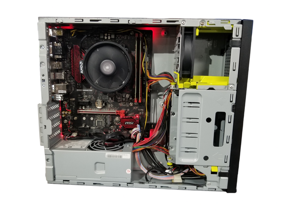 Custom PC MSI B350M-Gaming-Pro AMD Ryzen 3 2200G 16GB RAM 256GB SSD