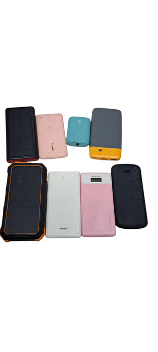 Power Bank Bundle of 8x Assorted Models From 5000mAh to 26000mAh