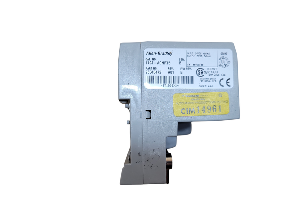 Allen-Bradley 1794-ACNR15 Ser C Flex I/O ControlNet Redundant Media Adapter !