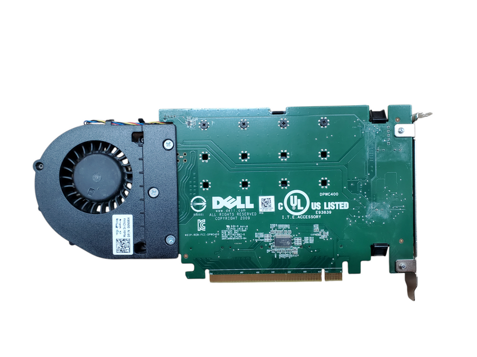 Dell DPWC400 Quad M.2 PCIe Solid State Drive Adapter Card - 06N9RH Q