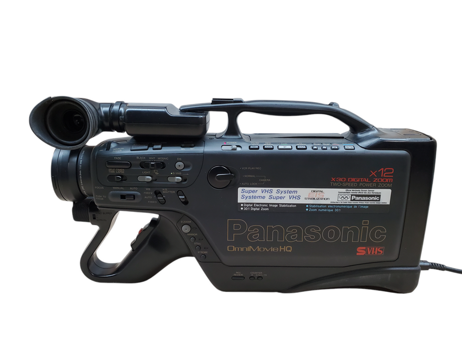 Vintage Panasonic OmniMovie HQ VHS Camcorder *READ*