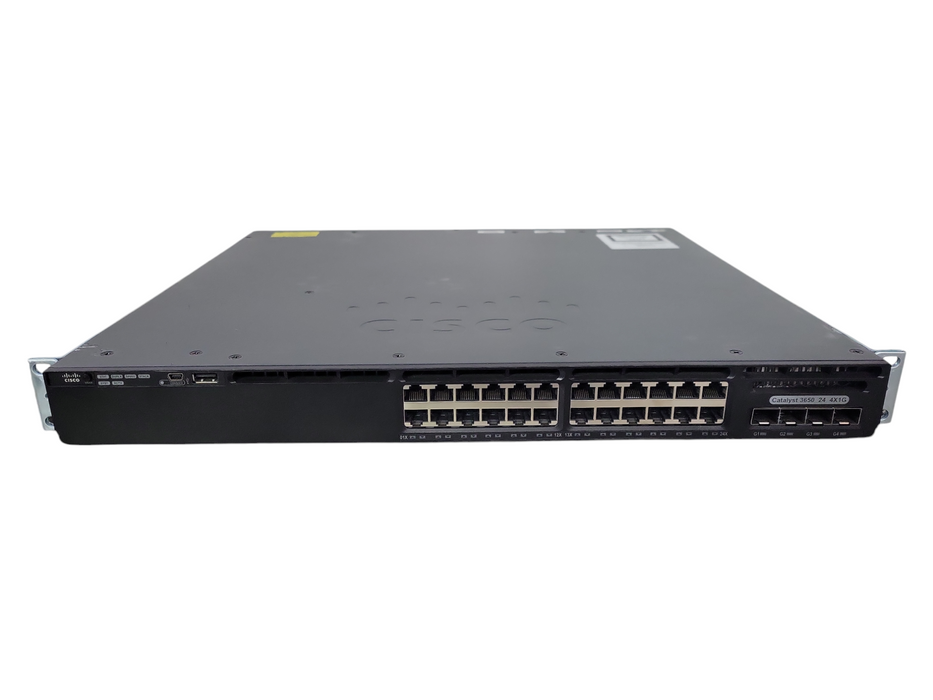 WS-C3650-24TS-L Cisco Catalyst 3650 24 Port Data 4x1G Uplink LAN 2x PSU !