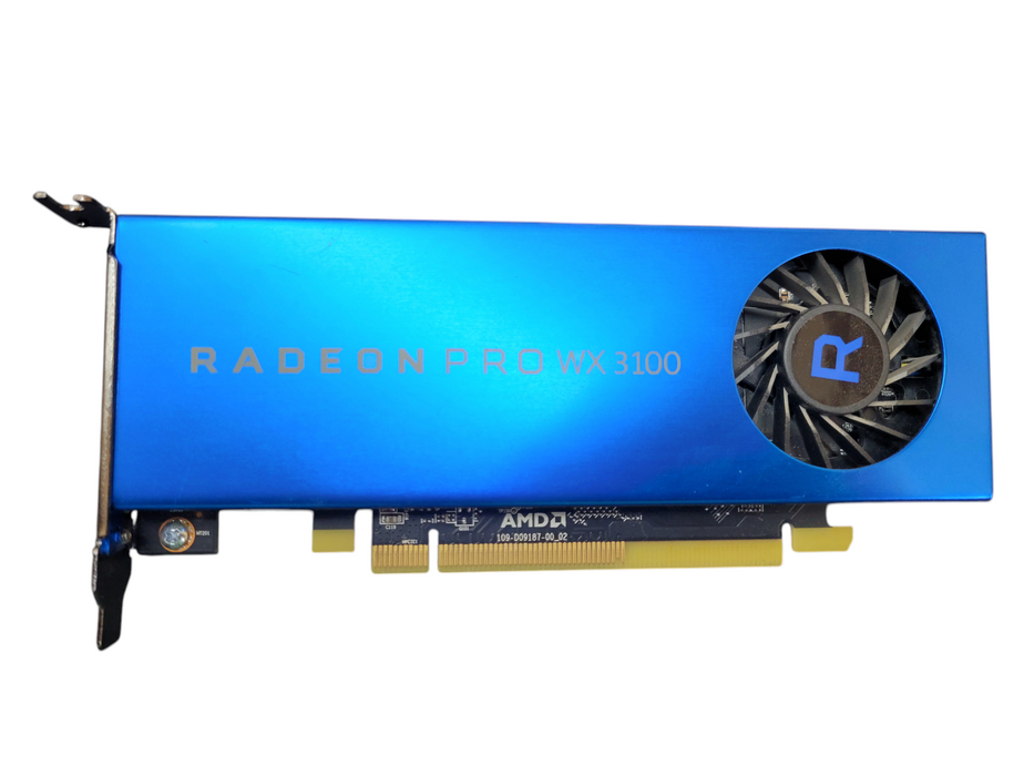 AMD Radeon Pro WX 3100 4GB Graphics Card 2x MiniDP 1xDP Low Profile Q!