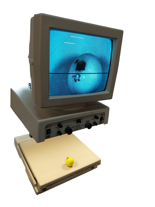 Vintage Optelec 20/20 13" CRT Black n' White Video Magnifier  =