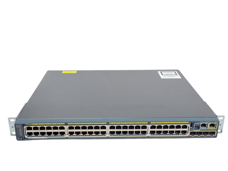 Cisco WS-C2960S-48FPS-L V02 48 Port Gigabit PoE+ Managed Switch Q_