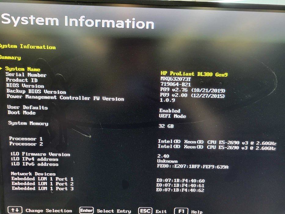 HP ProLiant DL380 Gen9 - 2x Xeon E5-2690 v3 32GB DDR4 P440ar 2x 800W PSU %