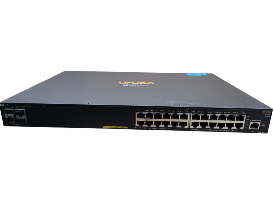 Aruba HP JL261A 2930F 24G PoE+ 4SFP Gigabit Switch  !