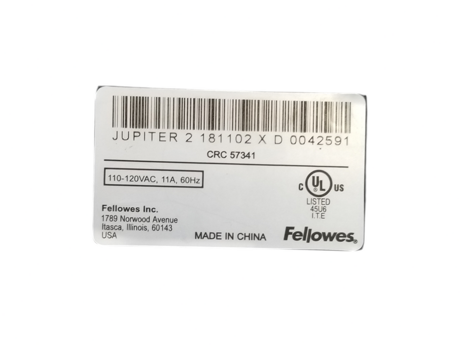 Fellowes 12" Wide x 10mil Max Thickness Jupiter 2 125 Laminator 57341 *READ