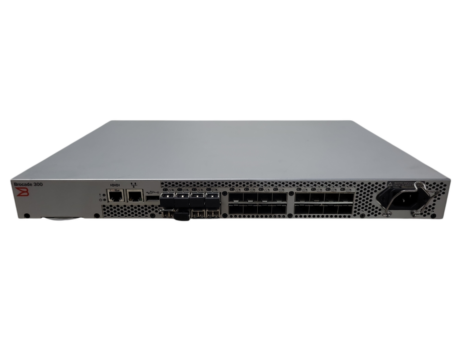 Brocade 300 24 Port 8Gb FC SAN Switch  BR-320-0 !