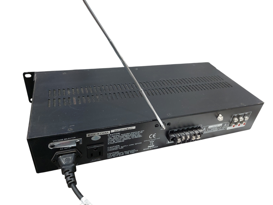 Pyle PA Amplifier w Mic Talkover Model: PT330U  =