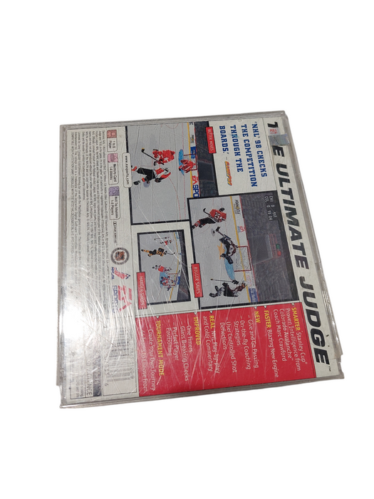 Sony Playstation 1 with 2 Controller & NHL 98 Game & Panasonic CRT TV  =