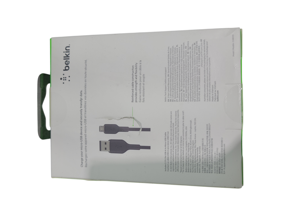 Lot 4x Belkin BOOST CHARGE USB-A to Micro USB ChargeSync Cable 3ft Q