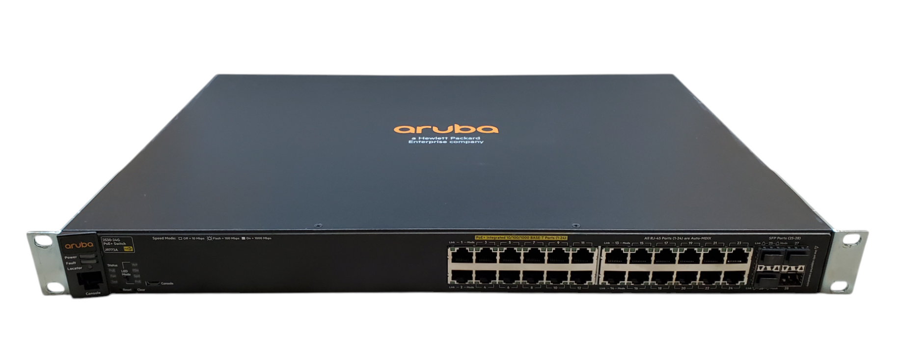 Aruba J9773A 2530-24G-PoE+ | 24 Port Gigabit PoE+ w/ 4x SFP Switch