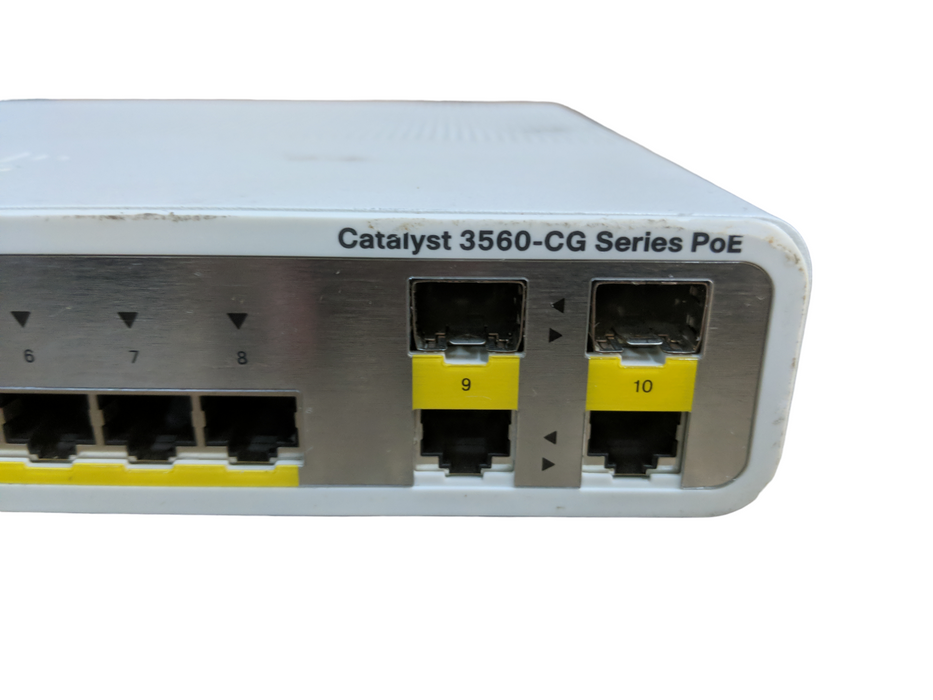 Cisco WS-C3560CG-8PC-S V02 8 Port Catalyst 3560-CG Series PoE Ethernet Switch Q