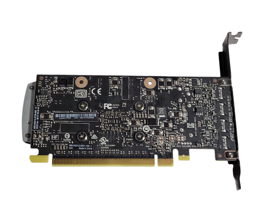 NVIDIA Quadro P600 2GB GDDR5 Video Card PCIe FH Bracket _