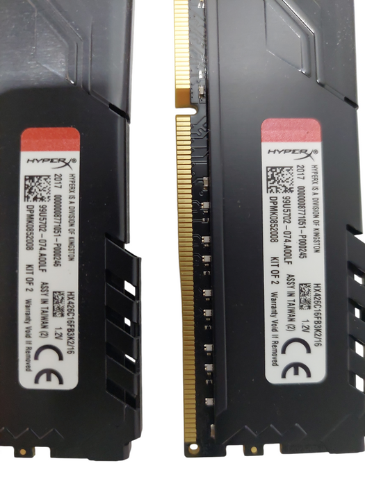 Hyper X FURY DDR4 RAM Kit of 2 8GB (16GB)  HX426C16FB3K2/16 =