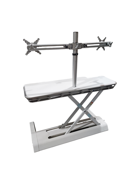 Fellows Ergonomic Dual Mount Monitor Stand Desk Docking Station  =
