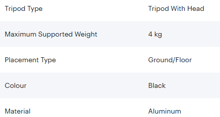 INSIGINA TRIPOD NS-TRP58 %