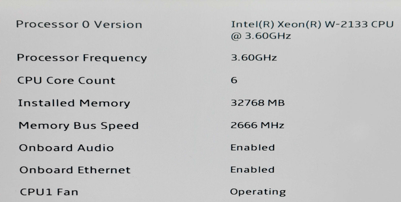 Lenovo P520c - Xeon W-2133 32GB DDR4 NO HDD 500W PSU %
