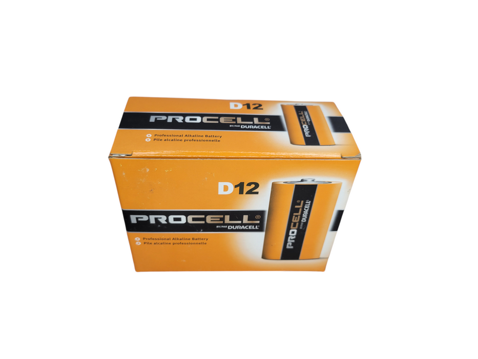 Lot of 12x - Duracell Procell D12  (expired March 2023) Q%