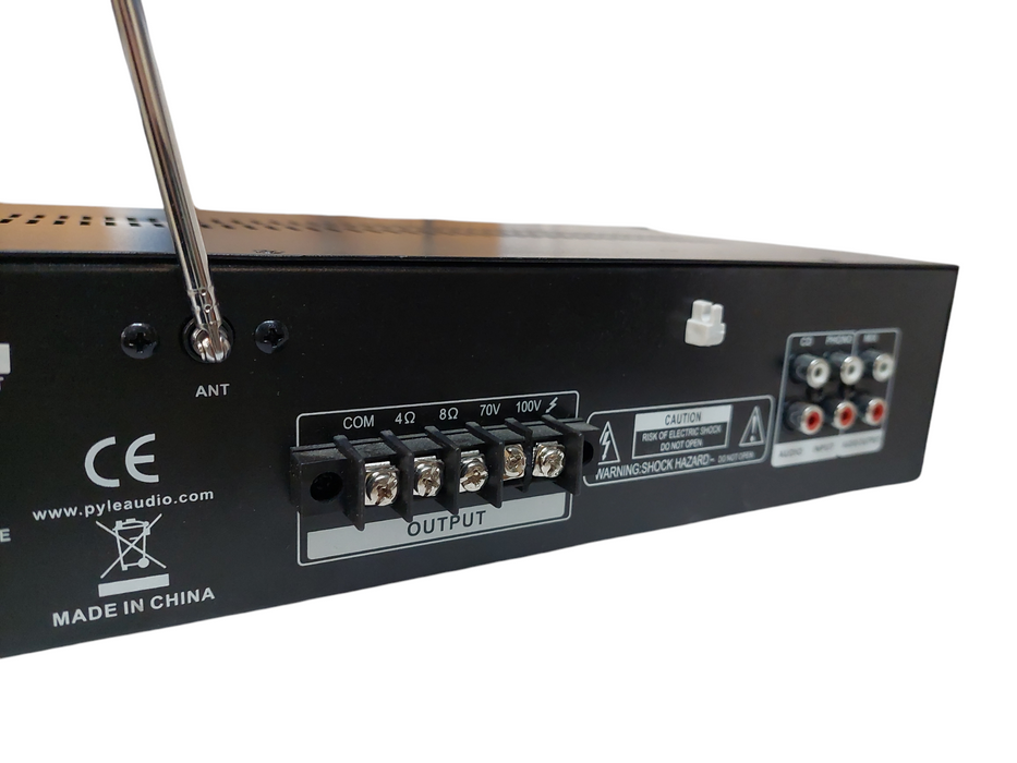 Pyle PA Amplifier w/ Mic Talkover Model: PT330U =