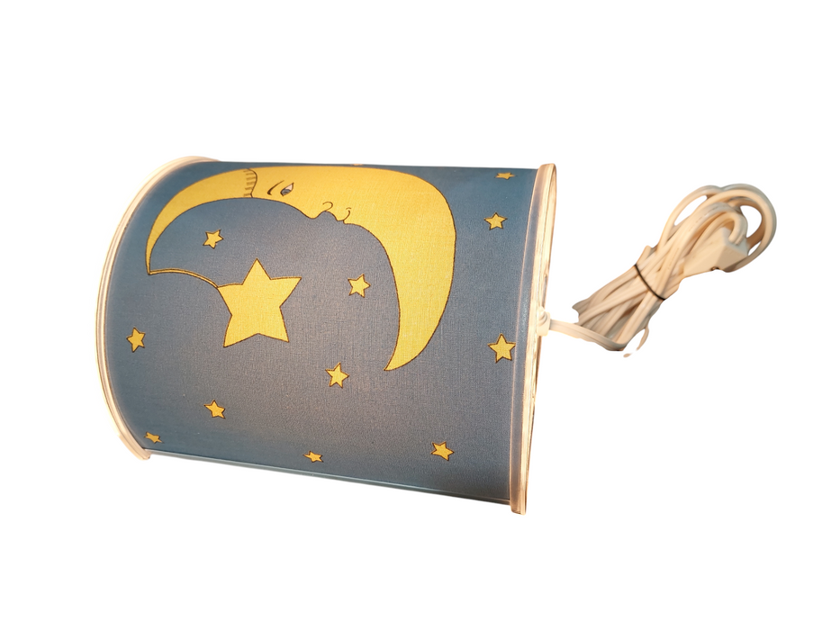 Ikea Wall Lamp Moon Canvas Plastic Light  =