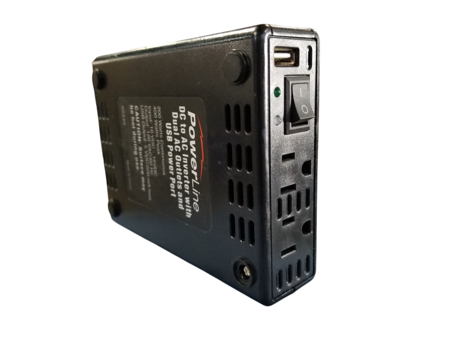 PowerLine DC to AC Inverter - 200 - 400W