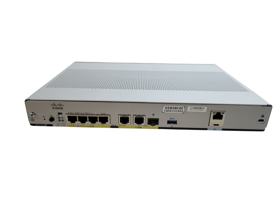 Cisco ISR 1100 Series - C1111-4P V01 Integrated Services Router  %