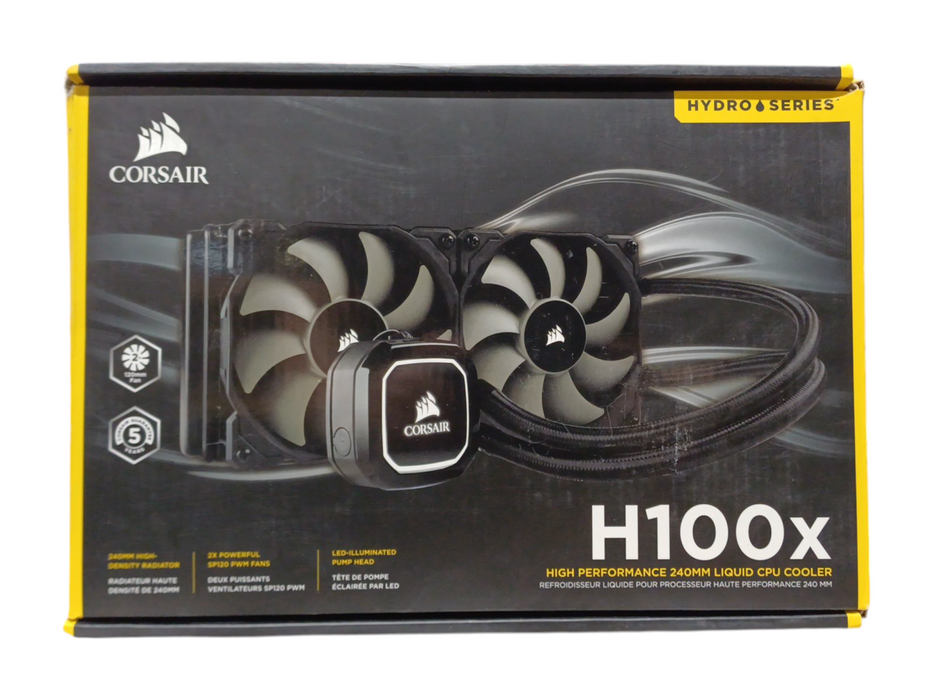 Corsair H100x High Performance 240MM Liquid CPU Cooler