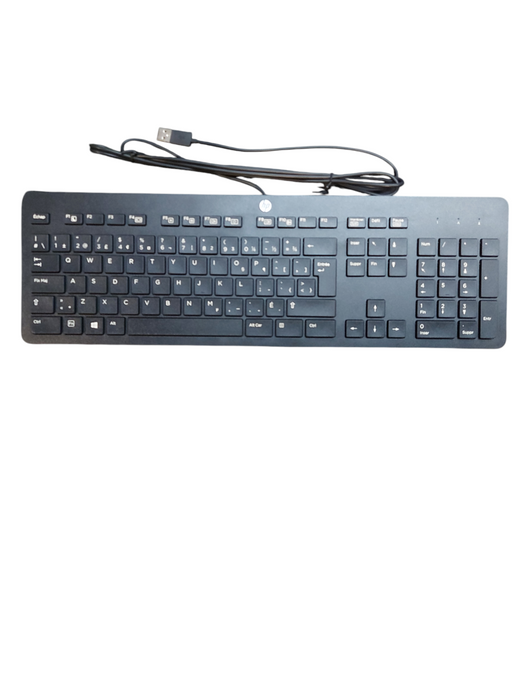 HP Slim USB Full Keyboard Black Sk-2120 803181-031