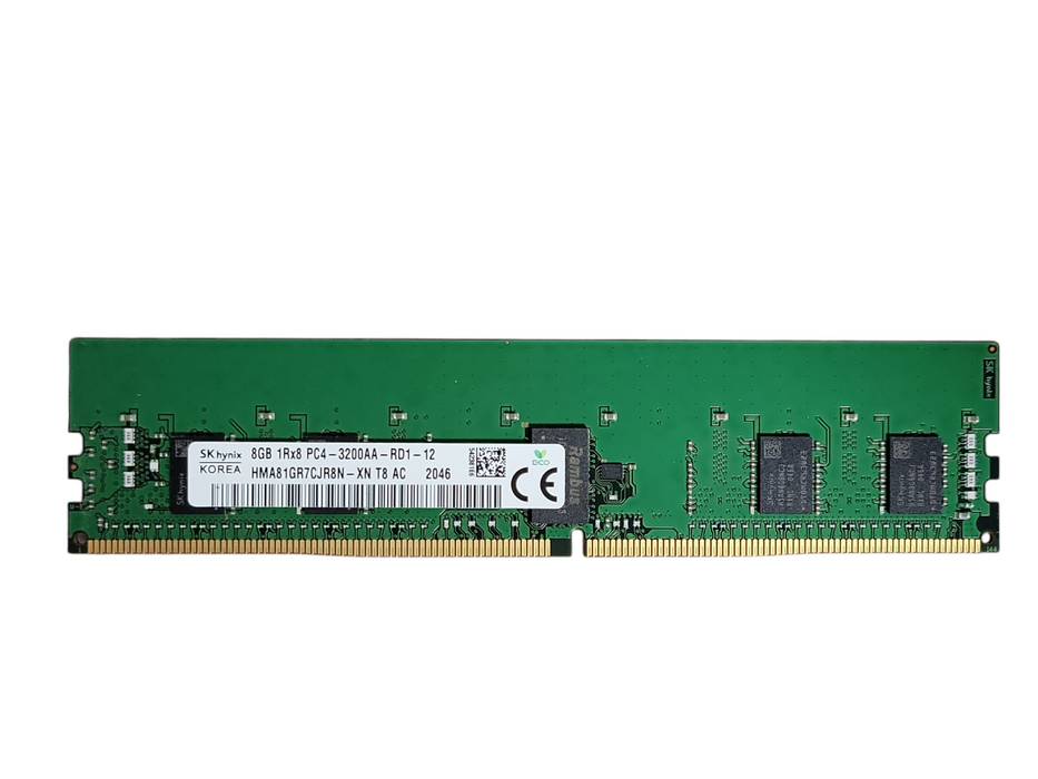 Assorted Brand  SKhynix/Micron/Samsung 8GB 1RX8 PC4-3200A-RD1 Server RAM Q_