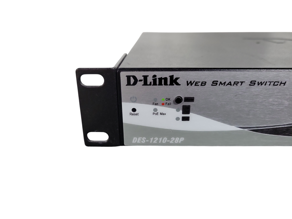 D-LINK DES-1210-28P 28 Port Fast Ethernet Web Smart PoE Switch !
