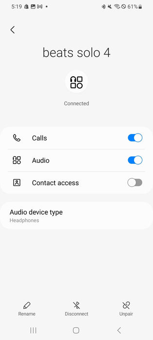 Beats Solo 4 True Wireless On-Ear Headphones _