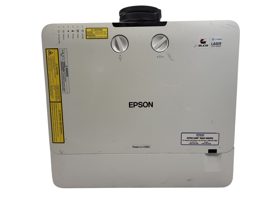Epson PowerLite L510U WUXGA 5000 Lumens 3LCD Laser Projector 1568  HOURS  $