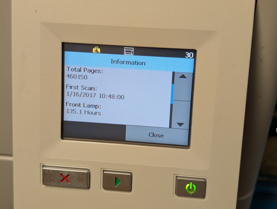 Kodak i5250 High volume throughput 150 ppm USB Document Scanner  -