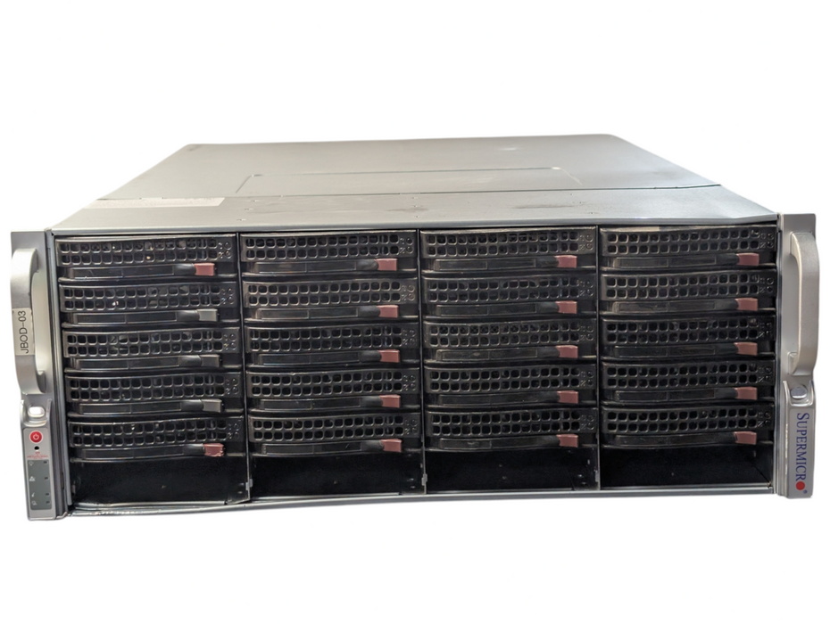 Supermicro CSE-847 847JBOD-12 CSE-PTJBOD-CB3 JBOD 48x 3.5 inch HDD Bays  -