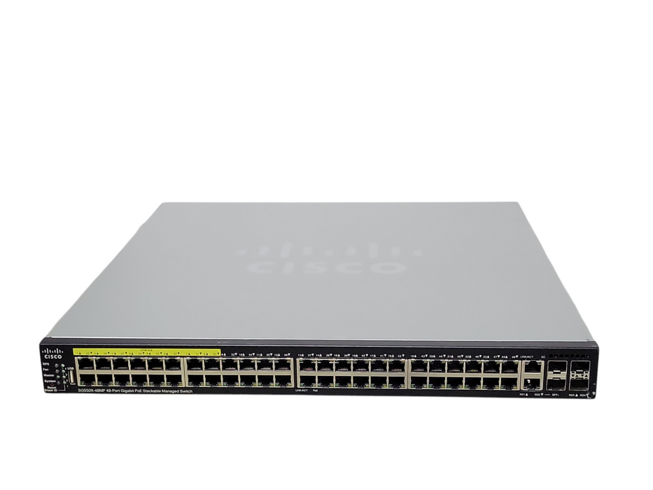 Cisco SG550X-48MP-K9 48-Port Gigabit PoE Stackable Managed Switch _