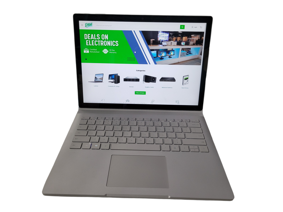Microsoft Surface Book 2 | i7-8650U @1.90GHz 16GB DDR4 512GB SSD  Lap200